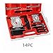 WBRSybUS Separator Combination Set Bearing Splitter Mechanical Double Disc Puller Chuck Gearbox Outer Bearing Remover Tool with Box(14pc)