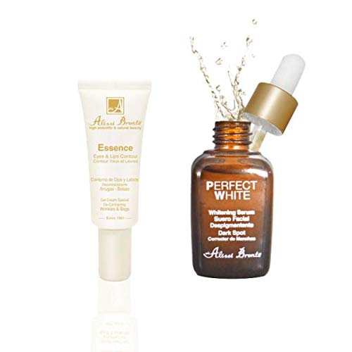 PERFECT WHITE Extracto Facial Despigmentante 30 ml & Essence Contour 15ml.