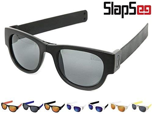 The Originals!! SlapSee Pro Folding Stay On Sunglasses with Polarized lens