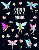  Hada Agenda 2022: Planificador Annual  Enero a Diciembre 2022  Ideal Para la Escuela, el Estudio y la Oficina