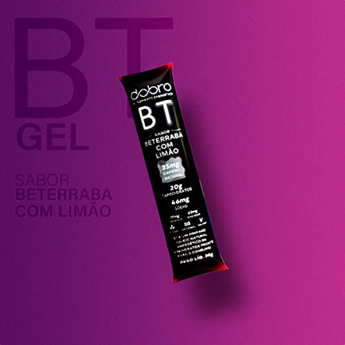 Gel de Carboidrato Dobro Bt Caixa com 10 unidades - Beterraba/limão+cafeina