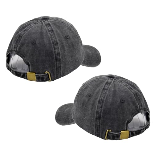 Image of SHANVANKE Auntie Uncle Hat, Adjustable Cotton Embroidered Baseball Cap