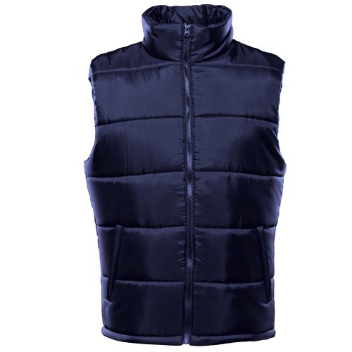 Bodywarmer Jacket Homme gilet sans manche matelassé noir veste chaude mi-saison