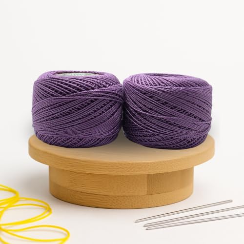 Image of Anchor Knitting Pearl Cotton Fast Colour Thread Yarn - Mercer Pearl Cotton 10gm Yarn (Thickness 1 mm) (Pack of 1 (098)