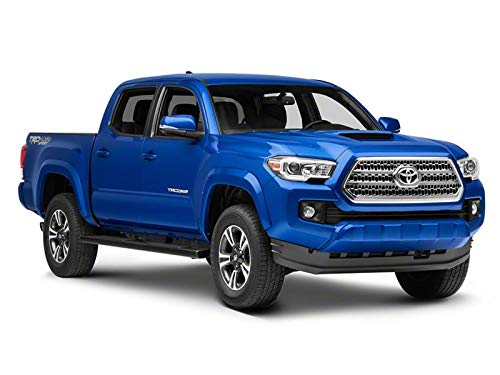 Redrock 4x4 Steel Side Step Bars; Black Compatible with 05-22 Tacoma Double Cab - Thumbnail 3