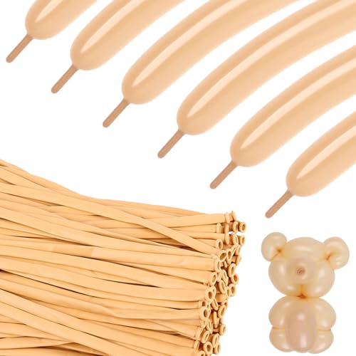 Image of Birthday Balloons - Blush 260 Long Balloons for Party & Wedding Events