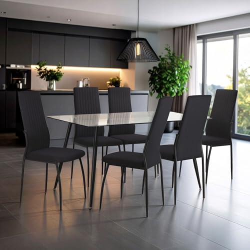 Lista de Comedor de cristal 6 sillas . 23 Imagen adicional