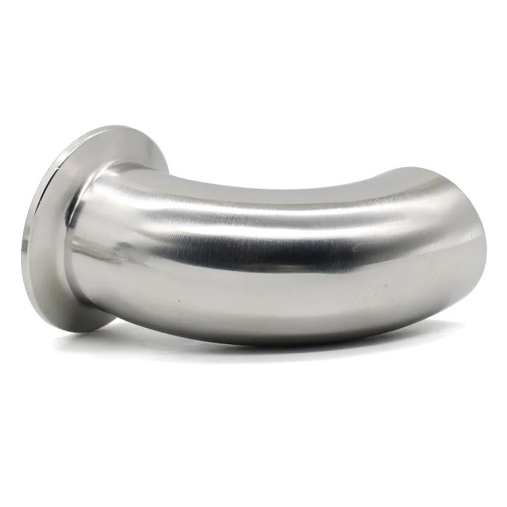 Conector de tubería de acero inoxidable, Codo de acero inoxidable, accesorio de tubería, codo de 90 grados de tres clips de 1,5" a 4", accesorios sanitarios de acero inoxidable 304/316L, diámetro exte