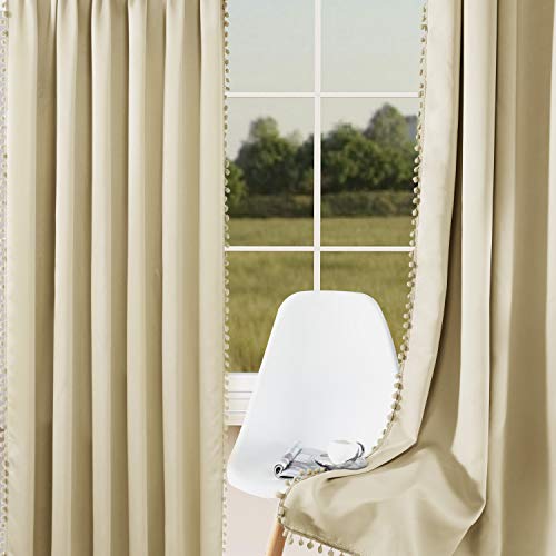 Lordtex BC-POM-5295-CREAM Pom Blackout Curtains thumb #1