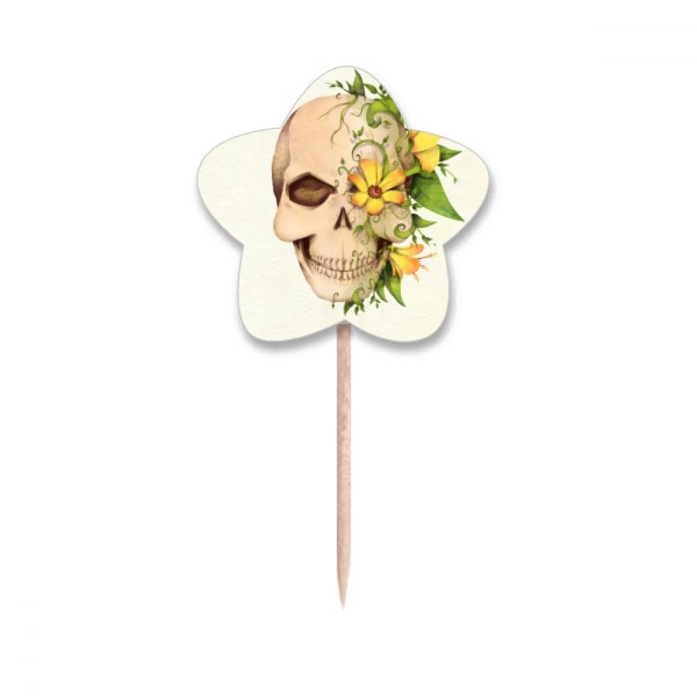Cure-dents squelette fleur étoile pour éviter les apéritifs banals