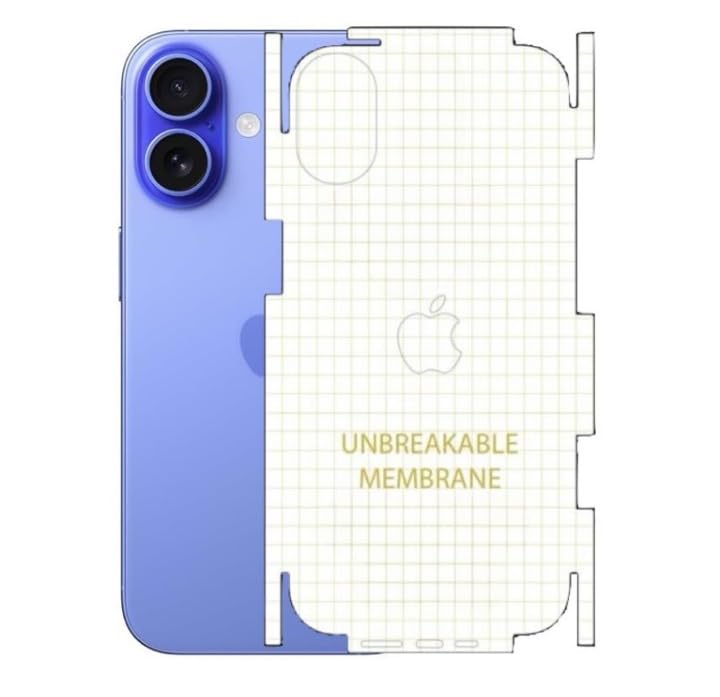 A3sprime Back Screen Guard for iPhone 16 Plus, |Unbreakable Soft Transparent Back and Side Skin Protector| (Pack of 1) (B0DHKLD35S) Amazon Price History, Amazon Price Tracker