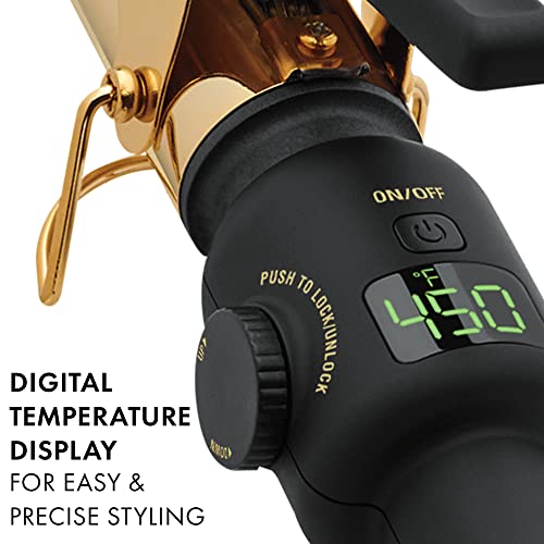Hot Tools Professional 24K Gold 1-1/4'' Digital Curling Iron, 1 Ct. #TOP4