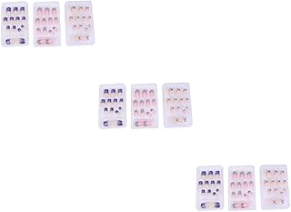FOMIYES 216 Peças Pintadas Unhas Postiças DIY Unhas Postiças Fosco Capa Completa Unhas Gel Adesivo De Unhas Adesivo De Unhas Francesas Adesivos De Moda Unhas Postiças Para Mulheres Dicas
