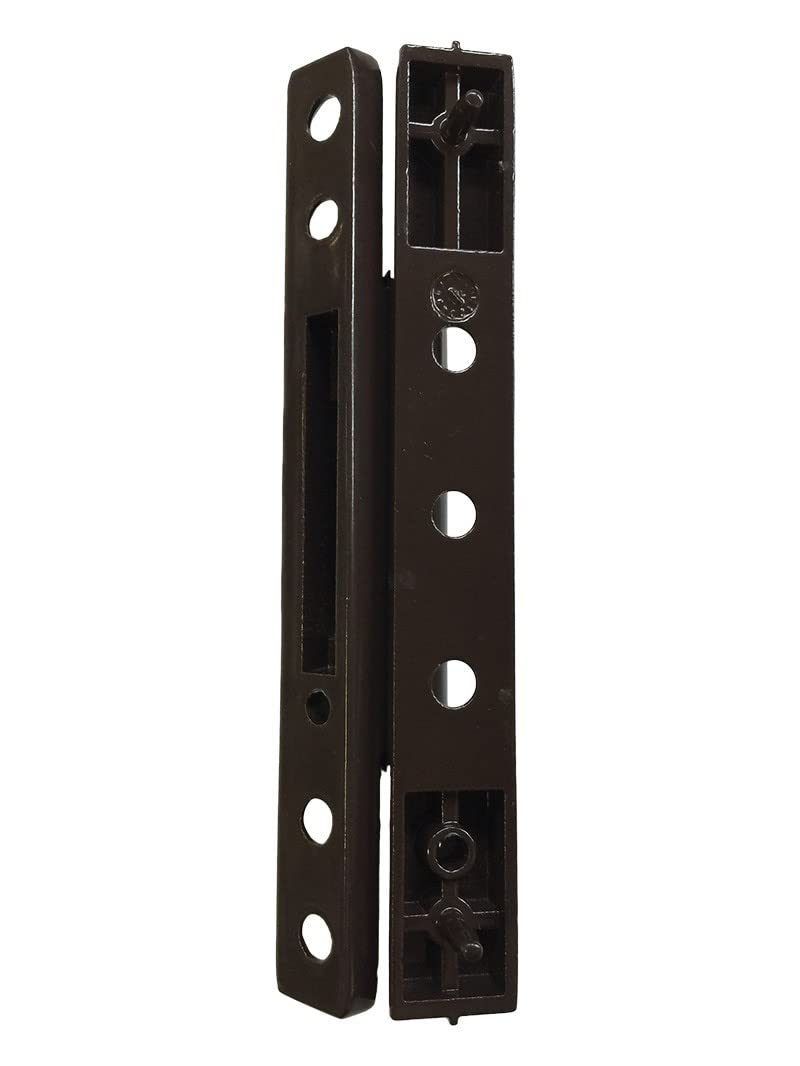 Avocet WMS Upvc Butt Door Hinge 115mm Angled Plate 13 Degrees in Brown