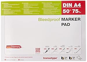 Transotype Marker Pad DIN A4, 50 Blatt