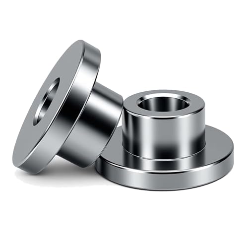 YYMOTO Solid Handlebar Riser Bushings Compatible with Harley Softail M8 2018-2024 - Chrome Steel Rigid Mount Kit for Street Bob, Low Rider, Slim, Deluxe & Heritage Classic - Eliminates Bar Flex​