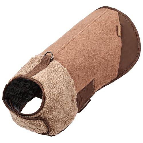 Ropa de invierno para perro, ropa cálida ajustable a máquina, abrigo cálido para perros pequeños y medianos, para interiores y exteriores, caminar, viajar