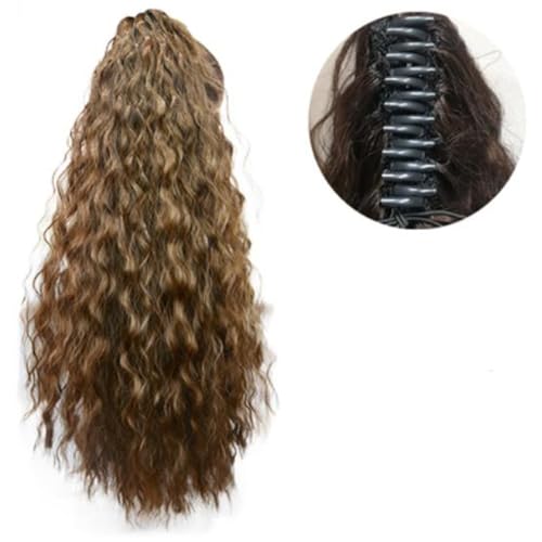Extension queue de cheval bouclée noire 50cm pour corriger un manque de longueur - 6