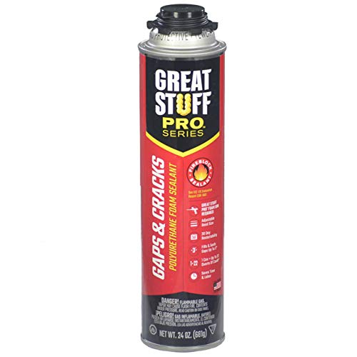 Great Stuff Pro Dow Gap and Crack, 24oz Gun Foam (Case of 12) - 341557