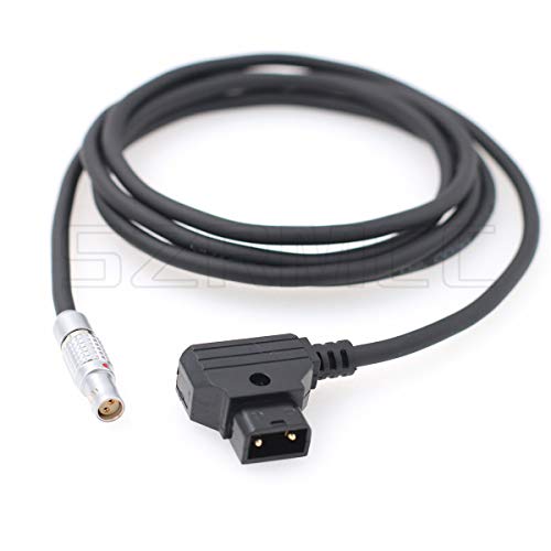 SZRMCC 2 Pin Female Rotatable to D-Tap Power Cable for RED Komodo 6K (80cm)