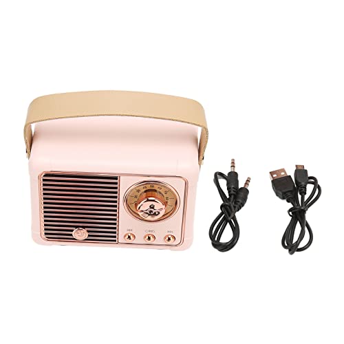 Retro Speaker, Stereo Portable Vintage Speaker, HiFi Grade Sound Speaker with HiFi Chip, Fast Transmission Low Power Consumption 360 Degree Stereo Sound Effect for Home () by Luqeeg - Image 6