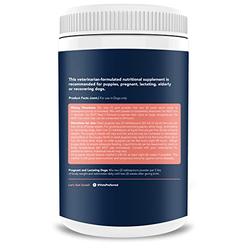 Vets Preferred Puppy Milk Replacement Formula Dog Milk Replacer