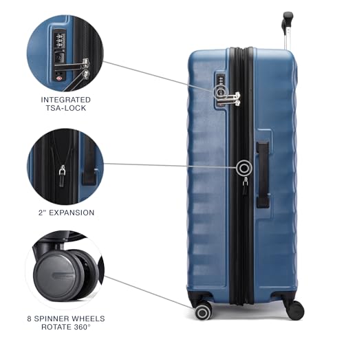 Travelpro Maxlite Air V2 Hardside Expandable Checked Luggage, 8 Spinner Wheels, Lightweight Hard Shell Suitcase, TSA Lock, Ensign Blue, Checked Large 28-Inch by Travelpro - Image 4