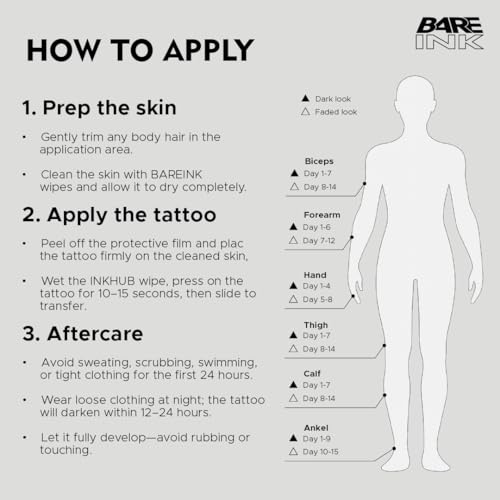 Image of Spider Semi-Permanent Tattoo for Men & Women | Minimalist Insect Design | Plant-Based Ink | Waterproof & Sweatproof | Gothic Aesthetic Fake Tattoo | Pain-Free | Lasts 7 -14 Days | Arm Wrist XL