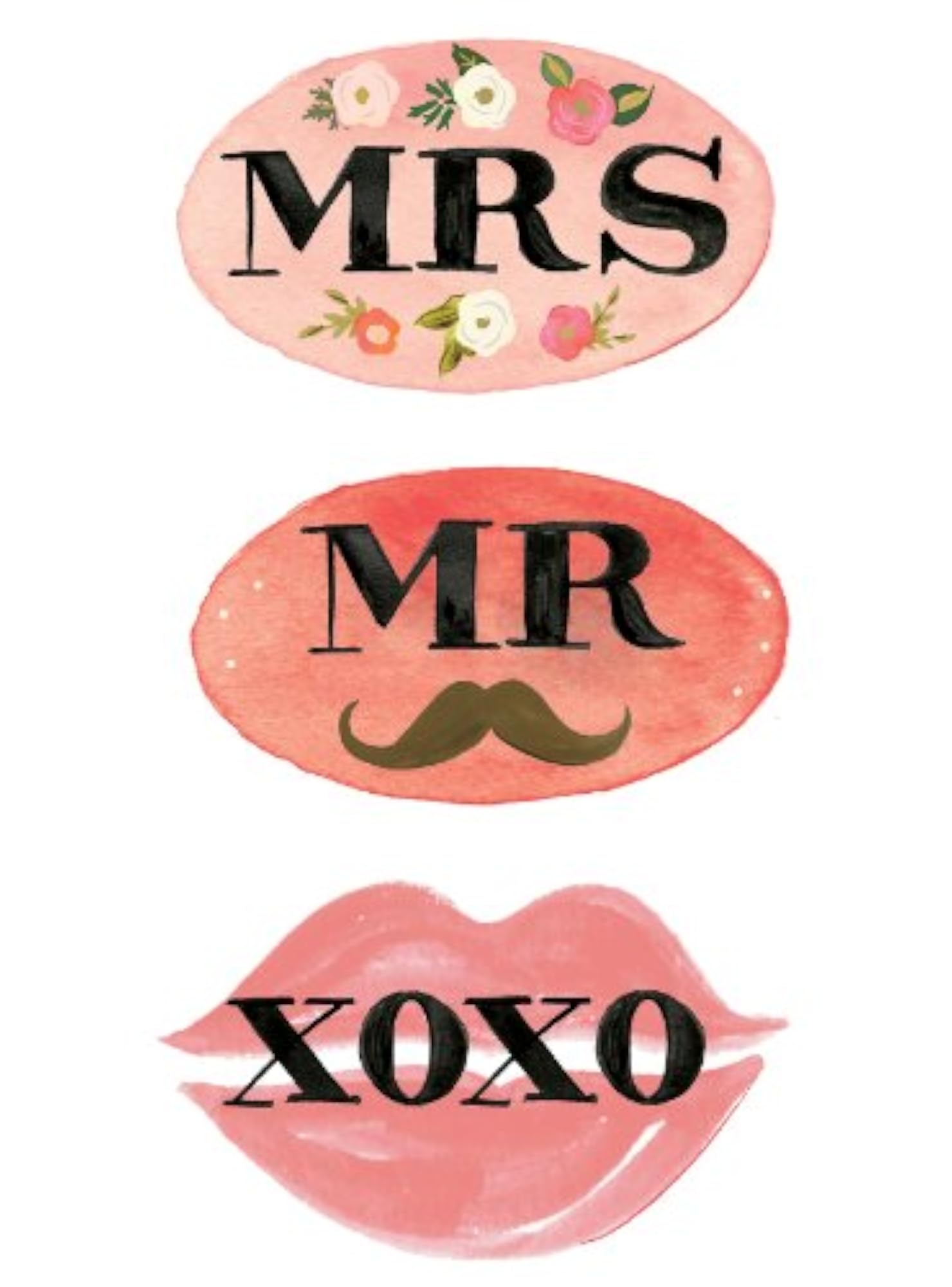 Wedding Party Photo Props, Fun Celebration Accessories