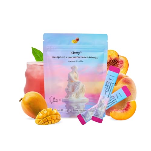Kivvy Peach Mango Kombucha Mix