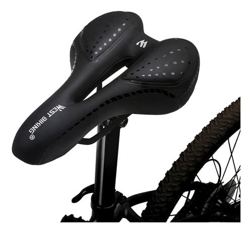 W WEST BIKING Banco Bicicleta Selim Bike em Gel Extremamente confortável MTB BMX Downhill Speed West