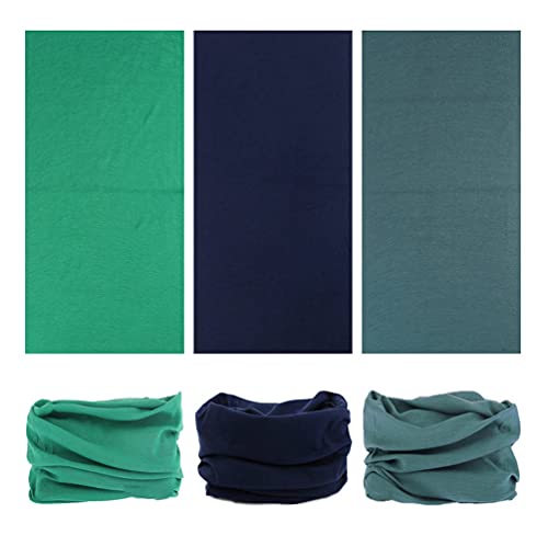 VANCROWN Neck Gaiter Headband Headwear Head Wrap Face Mask Magic Scarf Bandana for Men and Women (12PCS.Solid Color.1) - Thumbnail 4