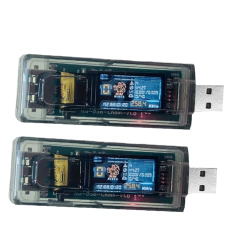Chain Crypto Miner BTC Solo Lottery USB 265KH/S avec écran ampèremètre