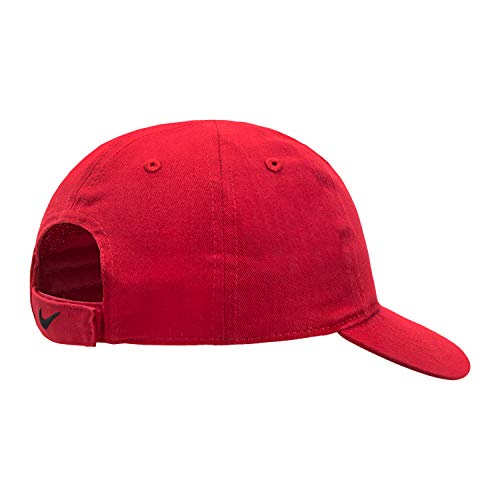 Nike Kids' Little Classic Twill Basball Hat, Black/Gym Red, 4/7 #TOP1