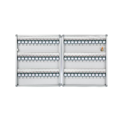 Milageto Scatola di sicurezza per chiavi Scatola di conservazione delle chiavi Multifunzionale Facile da installare Organizer per chiavi Armadietto per chiavi, 72 Posizione Dei Tasti, Dimensioni: