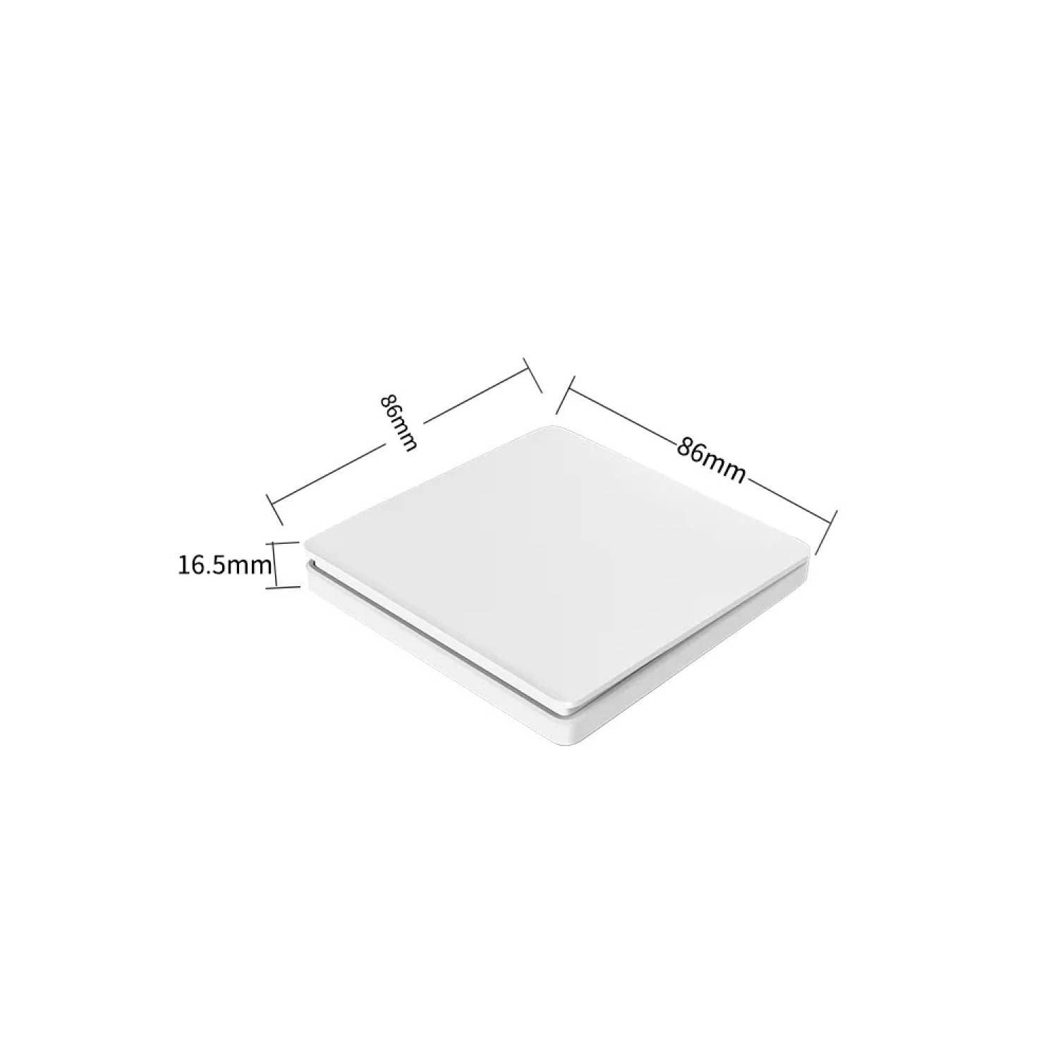 Lot de boutons sans fil - Interrupteur mural sans fil avec récepteur - Portée de 30 m - Sans fil - 3 canaux/1 à 3 boutons