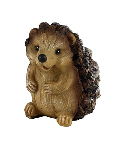 Gerson Woodland Pinecone Hedgehog Figurines - Set Of 4 #TOP4