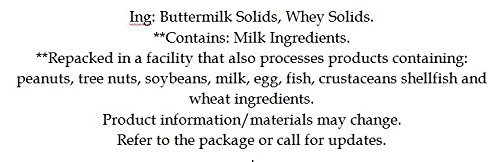 Buttermilk Powder - 2.5 Lb Economy Size Tub #TOP1