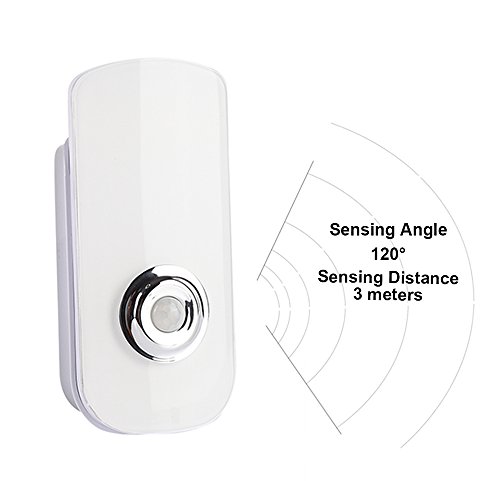 Bonashi Led Night Light Motion Sensor Flashlight Cut Light 3-In-1, Rechargeable Emergency Light, Energy Saving Auto Sensing Portable Wall Mount Light - White #TOP4