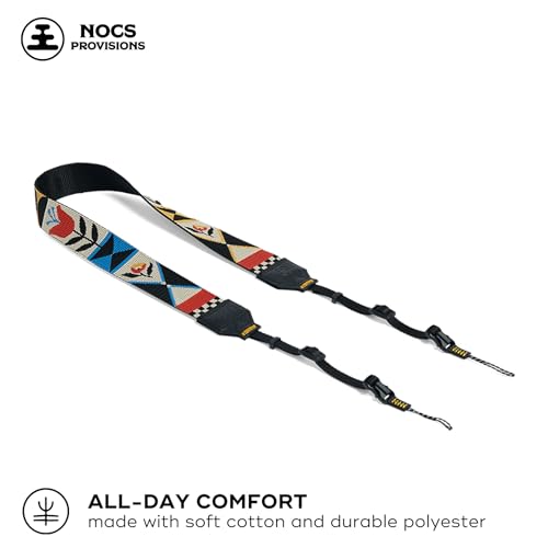 Nocs Provisions NocLoc Woven Tapestry Strap, Binocular & Camera Carry Accessory for All‑Day Comfort Hold - Flora