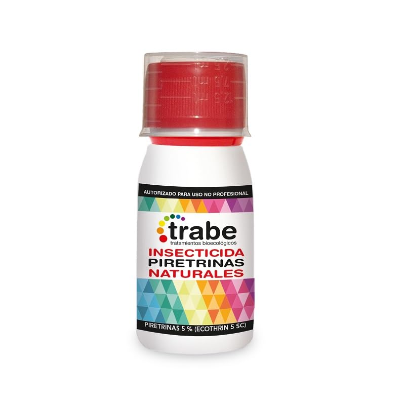 GROWMANIA Insecticida de Piretrina Natural 5% de Trabe 50 ML | Protección de Cultivos y Plantas frente Plagas de forma Natural