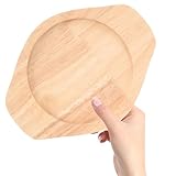 VERDANVERSE Naturholz Untersetzer Wärmedämmmatte 24,8x19x2,4cm mit Griffen Hitzebeständig Antirutsch für Heiße Töpfe Backformen Küchenschutz für Zuhause Restaurant
