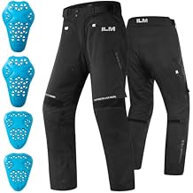 ILM Motorcycle Riding Pants Men CE Armored Motocross Touring All Season Protective P04 L,32L