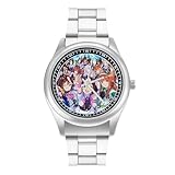 ウマ娘 プリティーダービー スチールストラップ ビジネスウォッチ ファッショナブルな時計ストラップ メンズストラップ 防水 メンズおよびレディース セイコー時計