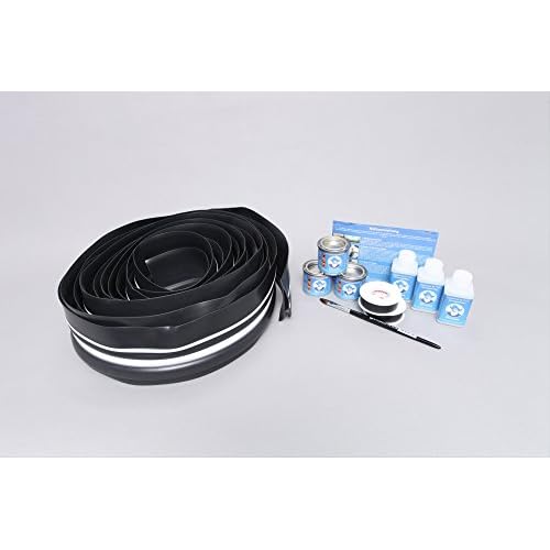 Set: Schlauchboot Scheuerleiste (80mm) + Kleber Kit, Seitlicher Schutz 8 Meter