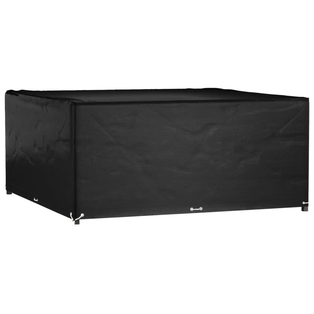 PE Gartenmöbel-Abdeckung 300x300x75 cm Quadratisch | 16 Aluminiumösen, Mit Seil, Leicht Zusammenfaltbar, Für Rattanmöbel