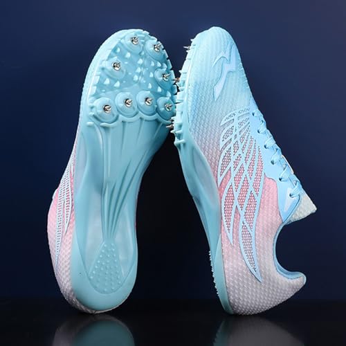 Unisex Track and Field Spikes Sneakers Kids Running Sprint Shoes Professional Athletic Racing Running Jumping Shoes2