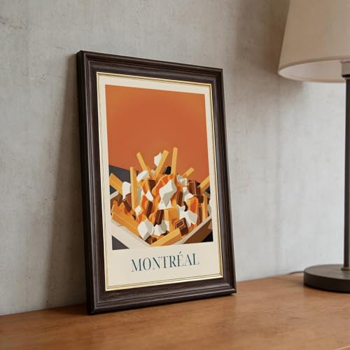 Affiche poutine Montréal cadeau idéal pour fan du Canada - 5