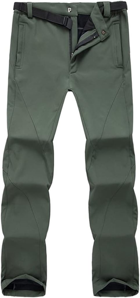 Women Men Thick Warm Fleece Pants Fishing Camping Hiking Skiing Trousers Waterproof Windproof
