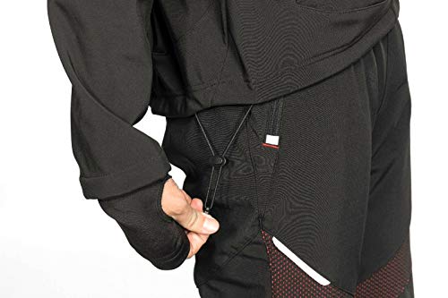 ROCKBROS Fietsjack bikingjack heren jack winter fleece jas windjack waterdicht 3D gevoerd zwart rood - Image 7